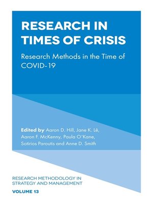 cover image of Research in Times of Crisis, Volume 13